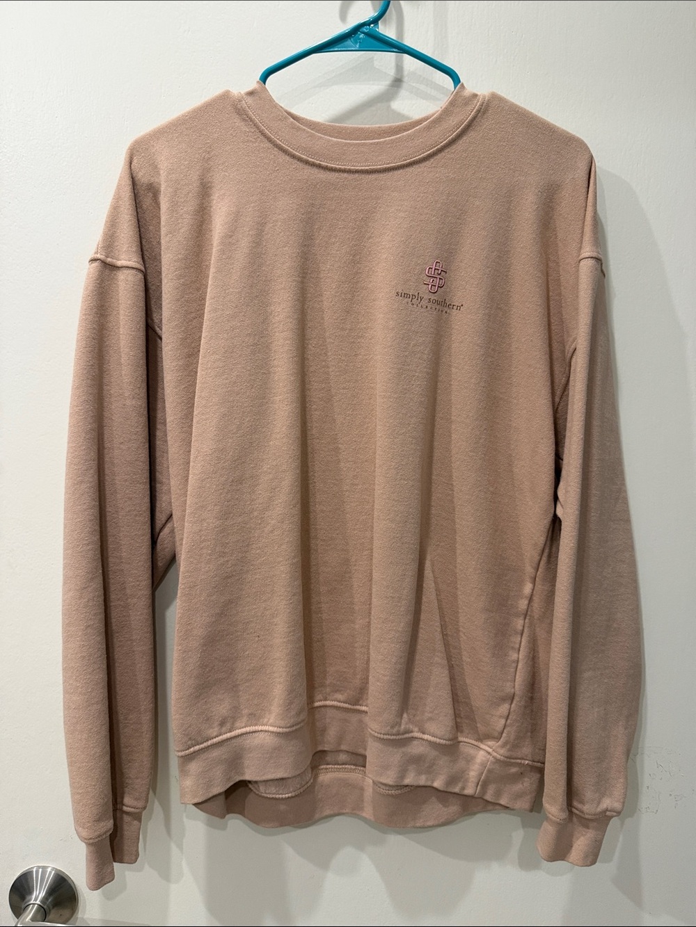 Simply Southern Women’s Crewneck Sweatshirt in Dusty Rose